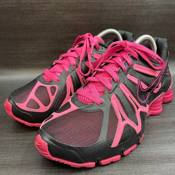 Nike Shox Turbo 13 Women's Size 8 Running Athletic Sneakers Shoes Pink Black - Picture 6 of 11
